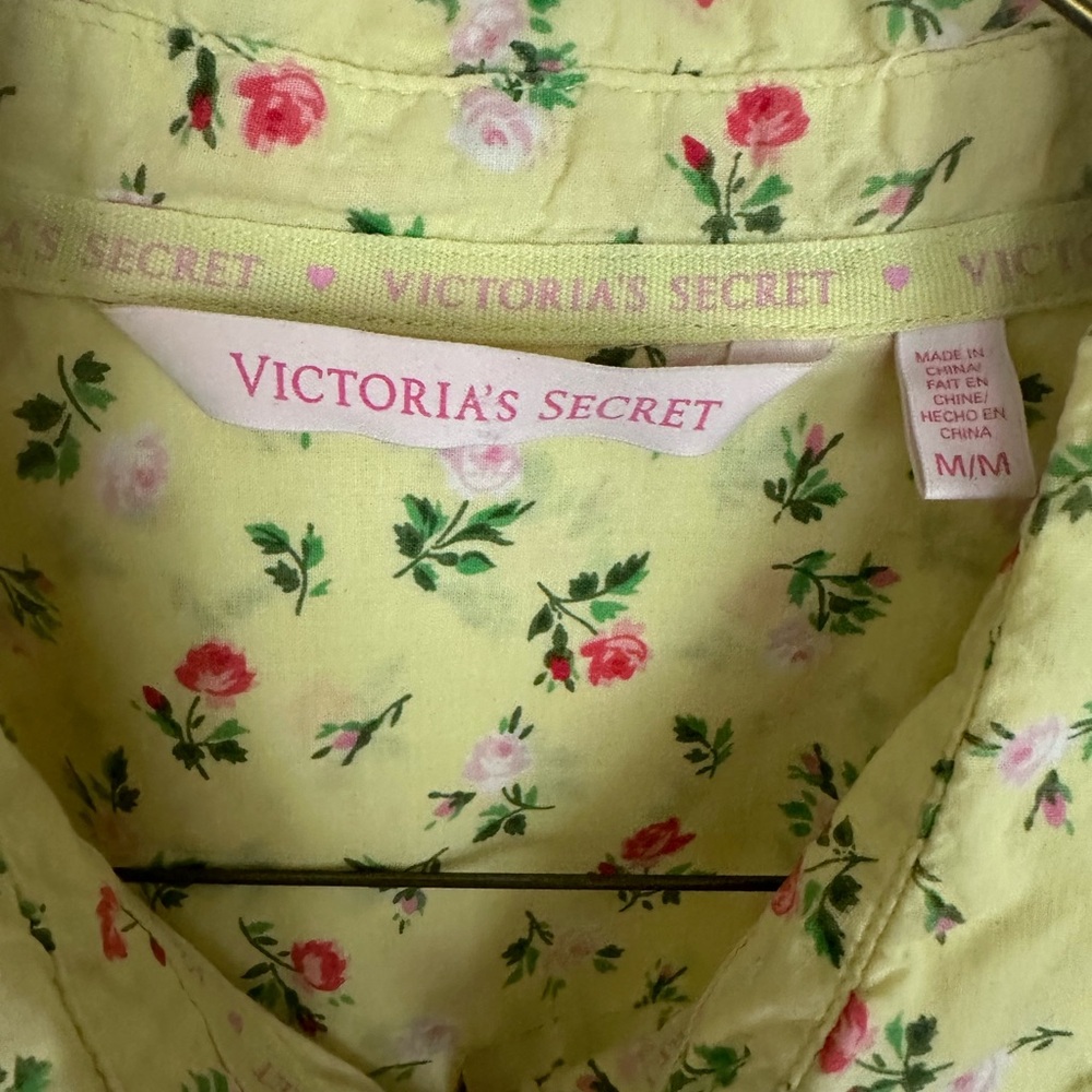 Floral Yellow Sleep Shirt - Picture 4 of 5